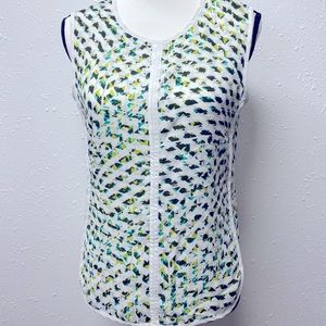 Fun print light weight blouse